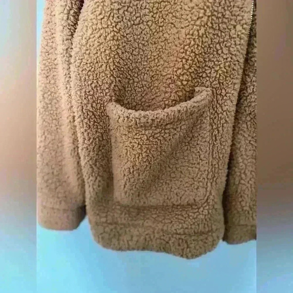 Carmel Brown Teddy Jacket  - Picture 7 of 7